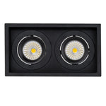 190mmx100mm LED Downlight 26w Black, White CCT CRI 90+ HCP-81XX1113 Havit Commercial