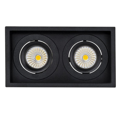 190mmx100mm LED Downlight 18w Black, White CCT CRI 90+ HCP-81XX1109 Havit Commercial