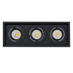 280mmx100mm LED Downlight 27w Black, White CCT CRI 90+ HCP-81XX1209 Havit Commercial