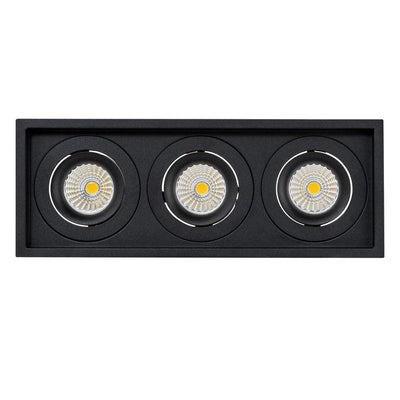 280mmx100mm LED Downlight 27w Black, White CCT CRI 90+ HCP-81XX1209 Havit Commercial