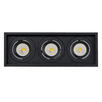 280mmx100mm LED Downlight 51w Black, White CCT CRI 90+ HCP-81XX1217 Havit Commercial