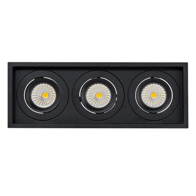280mmx100mm LED Downlight 51w Black, White CCT CRI 90+ HCP-81XX1217 Havit Commercial
