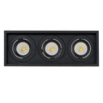 280mmx100mm LED Downlight 39w Black, White CCT CRI 90+ HCP-81XX1213 Havit Commercial