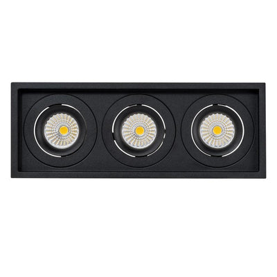 280mmx100mm LED Downlight 39w Black, White CCT CRI 90+ HCP-81XX1213 Havit Commercial