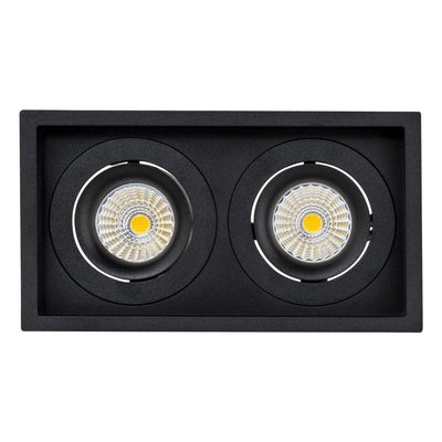 190mmx100mm LED Downlight 12w Black, White CCT CRI 90+ HCP-81XX1106 Havit Commercial