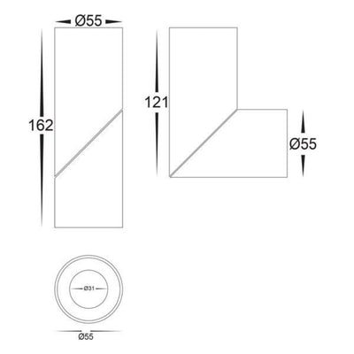 Surface Mounted LED Downlight 7w Black, White CCT HCP-8820704, HCP-8830704 Havit Commercial