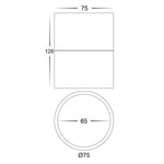 Surface Mounted LED Downlight 7w Black, White CCT HCP-89X0714 Havit Commercial
