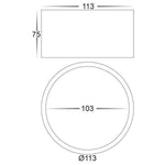 Surface Mounted LED Downlight 12w Black, White CCT HCP-8921204, HCP-8931204 Havit Commercial
