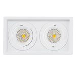 190mmx100mm LED Downlight 34w Black, White CCT CRI 90+ HCP-81XX1117 Havit Commercial