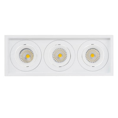 280mmx100mm LED Downlight 27w Black, White CCT CRI 90+ HCP-81XX1209 Havit Commercial