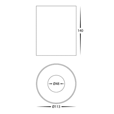 Surface Mounted LED Downlight 18w Black, White CCT CRI 90+ HCP-89X1824 Havit Commercial
