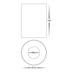 Surface Mounted LED Downlight 24w Black, White CCT CRI 90+ HCP-89X2424 Havit Commercial