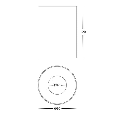 Surface Mounted LED Downlight 12w Black, White CCT CRI 90+ HCP-89X1224 Havit Commercial