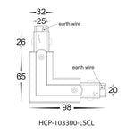White Three Circuit Track Accessories Havit Commercial - HCP-103300