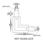 White Three Circuit Track Accessories Havit Commercial - HCP-103300