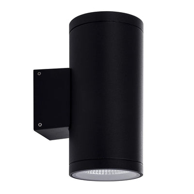 2x 8w Outdoor Up & Down LED Wall Light in Black or White Havit Commercial -  HCP-21X164