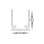Acc. - Mounting Clips to suit 15x15mm HAVIFLEX LED Strip Havit Commercial HCP-3764-MC