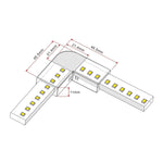 Acc. - L Joiner to Suit 240v IP65 LED Strip Havit Commercial - HCP-3865-LJ