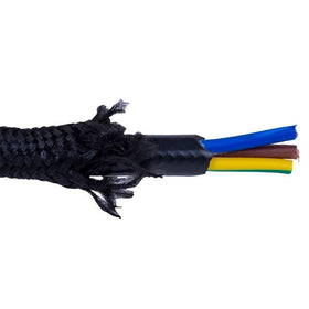 3 Core High Voltage Cloth Cable in Black or White Havit Commercial - HCP-3CXXX