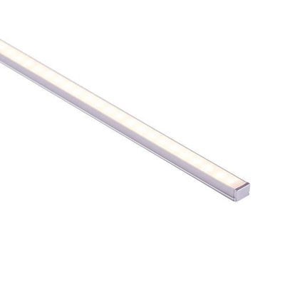 Shallow Square Aluminium Profile 10x7mm in Silver Havit Commercial - HCP-4111007