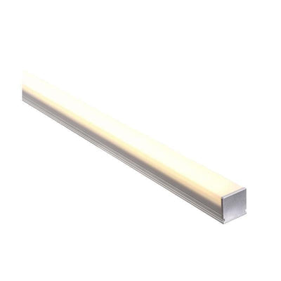 Aluminium Profile Square or Rounded Diffuser in Silver Havit Commercial