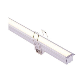 Deep Recessed Square Aluminium Profile Small/Medium/Large IP20 in Silver Havit Commercial
