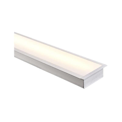 Deep Recessed Square Aluminium Profile Small/Medium/Large IP20 in Silver Havit Commercial
