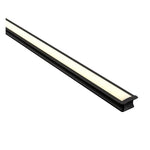 Recessed Square Aluminium Profile Shallow or Deep IP20 in Silver/Black/White Havit Commercial
