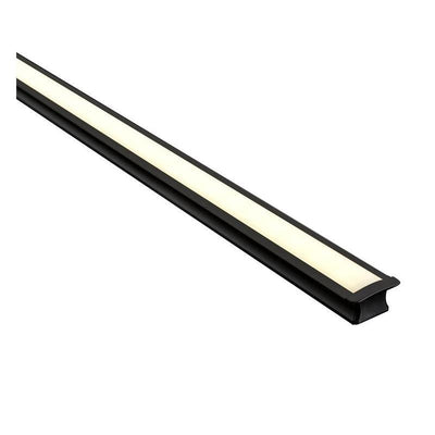 Recessed Square Aluminium Profile Shallow or Deep IP20 in Silver/Black/White Havit Commercial