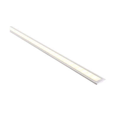 Recessed Square Aluminium Profile Shallow or Deep IP20 in Silver/Black/White Havit Commercial