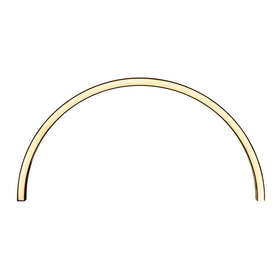 32mm x 35mm Deep Curved Aluminium Profile Black Havit Commercial - HCP-4423235-X
