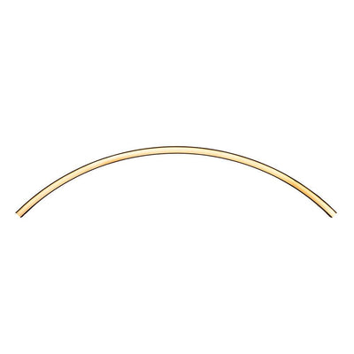32mm x 35mm Deep Curved Aluminium Profile Black Havit Commercial - HCP-4423235-X