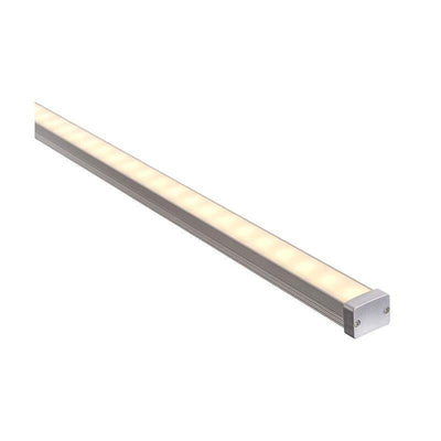 Square Aluminium Profile IP65 Shallow or Deep in Silver Havit Commercial - HCP-4811808, HCP-4811812