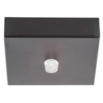 Acc. - Surface Mounted Square Canopy 100mm in Black, White or Satin Chrome Havit Commercial - HCP-4XX005