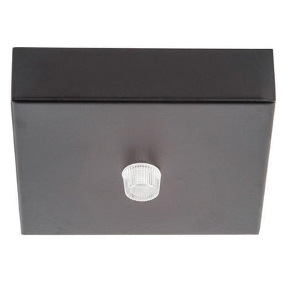 Acc. - Surface Mounted Square Canopy 100mm in Black, White or Satin Chrome Havit Commercial - HCP-4XX005