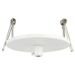 Acc. - Recessed Round Canopy 90mm in Black, White or Satin Chrome Havit Commercial - HCP-4XX002