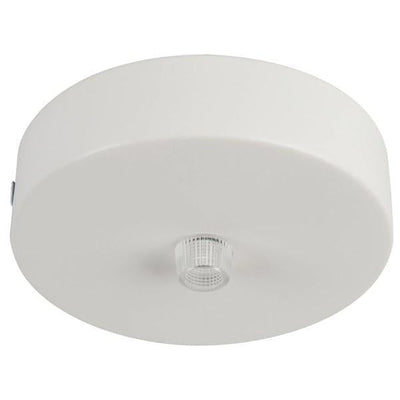 Acc. - Surface Mounted Round Canopy 100mm in Black, White or Satin Chrome Havit Commercial - HCP-4XX004