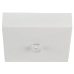 Acc. - Surface Mounted Square Canopy 100mm in Black, White or Satin Chrome Havit Commercial - HCP-4XX005