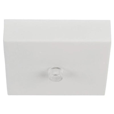 Acc. - Surface Mounted Square Canopy 100mm in Black, White or Satin Chrome Havit Commercial - HCP-4XX005