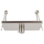 Acc. - Recessed Square Canopy 100mm in Black, White or Satin Chrome Havit Commercial - HCP-4XX003