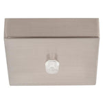 Acc. - Surface Mounted Square Canopy 100mm in Black, White or Satin Chrome Havit Commercial - HCP-4XX005