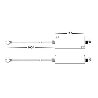 Acc. - 24v DC LED Driver to suit Fairy Lights Havit Commercial - HCP-52201