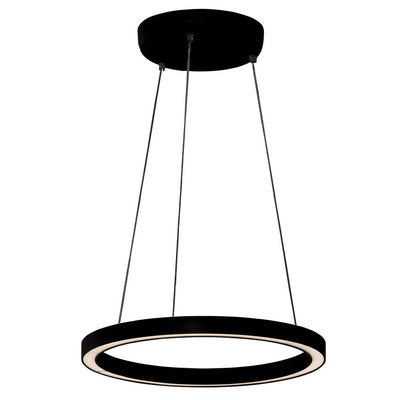 25w Circa LED Pendant Light 500mm in Black or White Havit Commercial - HCP-64212X, HCP-64312X