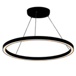 Circa LED Pendant Light 40w 800mm in Black or White Havit Commercial - HCP-64X13X, HCP-64X13X