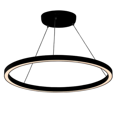 Circa LED Pendant Light 40w 800mm in Black or White Havit Commercial - HCP-64X13X, HCP-64X13X