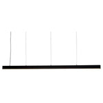 Proline Linear Pendant Light 2400mm Triac Dimmable in Black or White Havit Commercial - HCP-692962,HCP-693962 