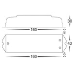 DALI LED Strip Controller 24v DC To Suit Single Coloured LED Strip Havit Commercial - HCP-72211