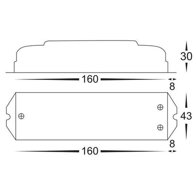 DALI LED Strip Controller 24v DC To Suit Single Coloured LED Strip Havit Commercial - HCP-72211