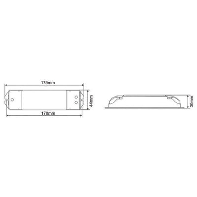 DMX LED Strip Controller 24v DC To Suit Single Coloured LED Strip Havit Commercial - HCP-73211