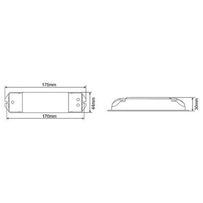 DMX LED Strip Controller 24v DC To Suit RGB LED Strip Havit Commercial - HCP-73221